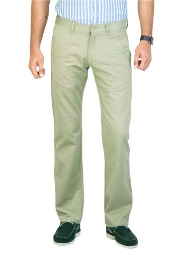 Highlander Men Classic Chinos Khaki Trousers