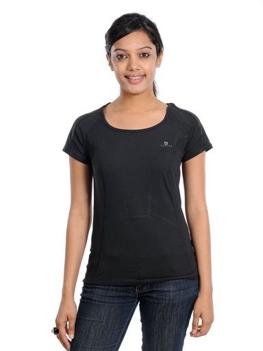 Domyos Women's Actizen Black T-shirt