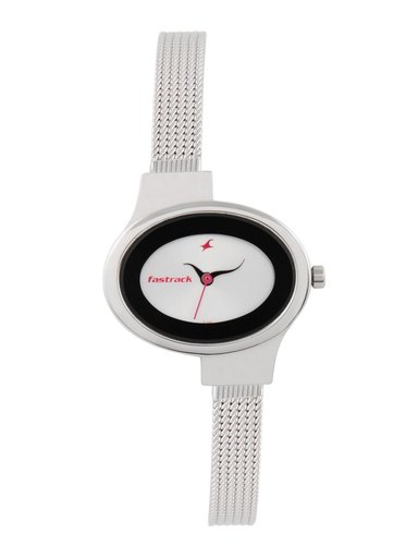 Fastrack Women White Dial Watch N6015sm01