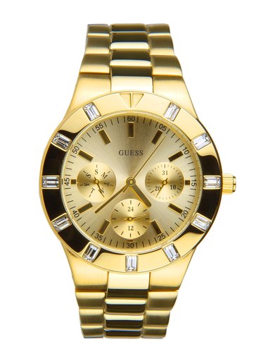 Guess Women Glisten Gold Watch