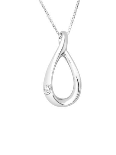 Lucera Women Silver Pendant with Chain