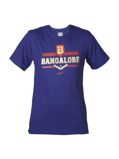Nike Men Blue Cricket Tee T-shirt