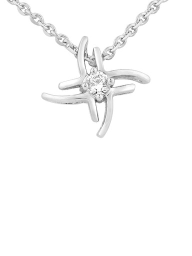Lucera Women Silver Pendant with Chain