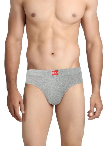Facit Men Grey Melange Comfort Briefs