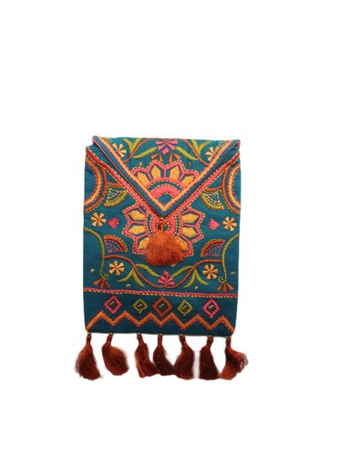 Fabindia Women Blue Sling Bag