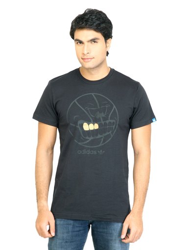 ADIDAS Originals Men Grinball Black Tshirt