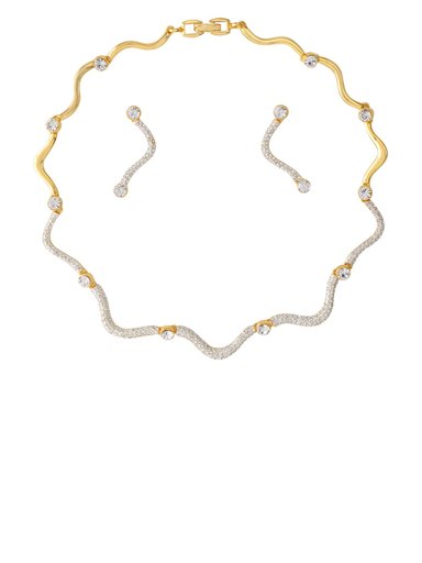Estelle Women Gold Jewellery Set