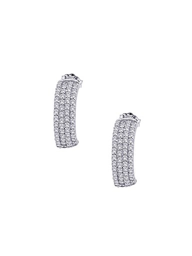 Lucera Women Silver Earrings