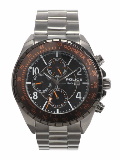 Police Men Black Dial Chronograph Watch PL12777JSU-02M