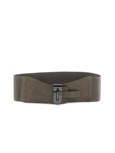 United Colors of Benetton Women Solid Grey Belt