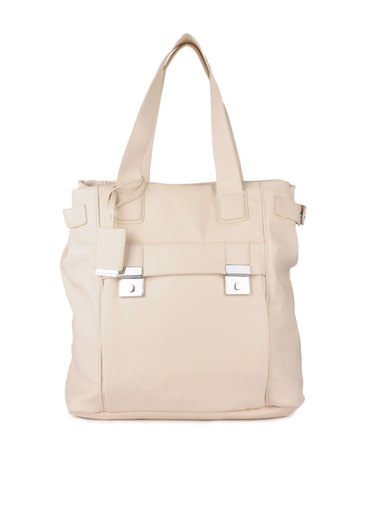 French Connection Women Cream Handbag