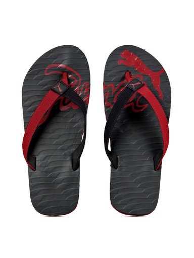 Puma Unisex Black Miami II Flip Flops