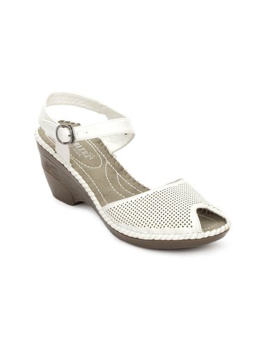 Cobblerz Women White Sandals