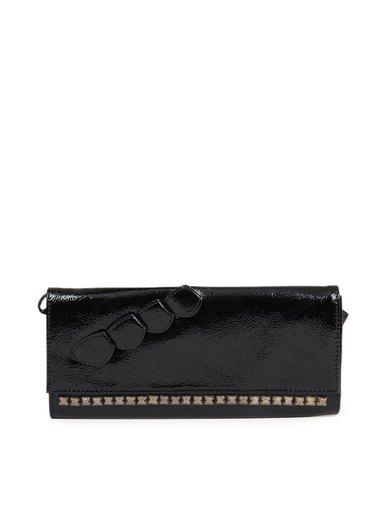 Baggit Women Black Fingers Crush Clutch