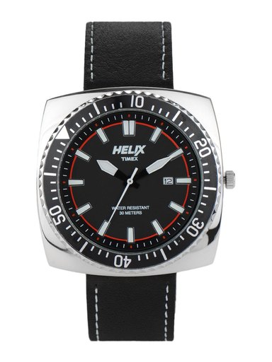 Helix Men Black Dial Watch