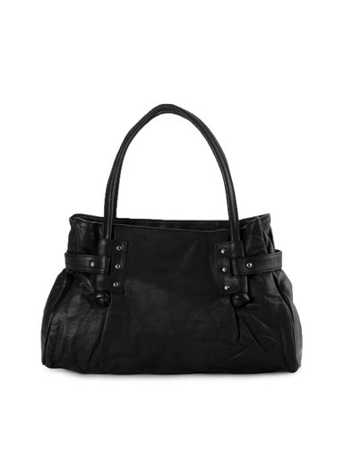 Murcia Women Leather Black Handbag