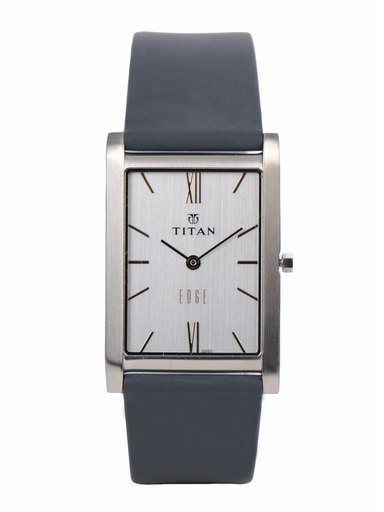 Titan Edge Men White Dial Watch NH1043SL01A
