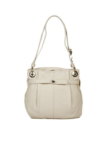United Colors of Benetton Women Cream Handbag