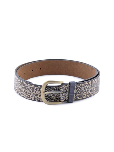 Lino Perros Women Graphic Black Belt