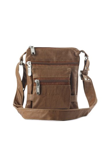 Lino Perros Brown Women Casual Sling Bag