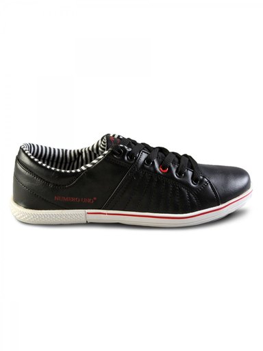 Numero Uno Men's Casual Black Shoe