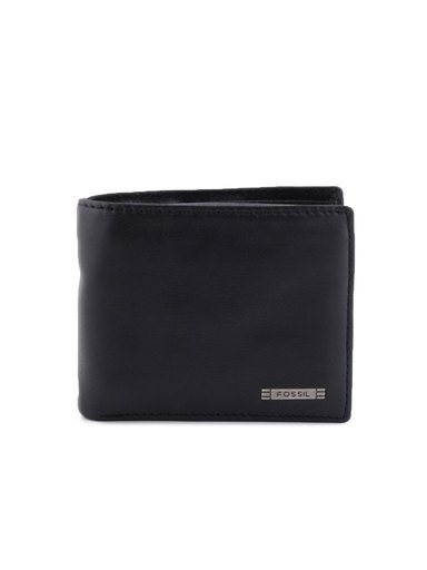 Fossil Men Evans Zippass case Black Wallet
