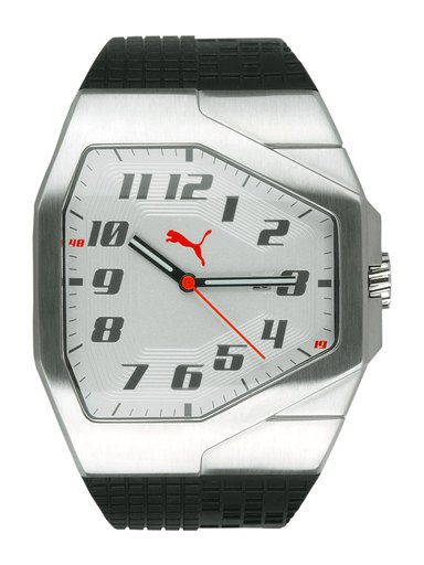 Puma Men Track White Silver Watches