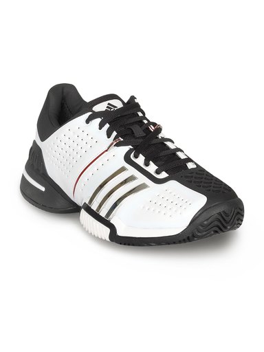 ADIDAS Men's Barricade 60 White Silver Black Shoe