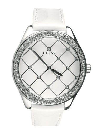 Guess Women Netted White Watch