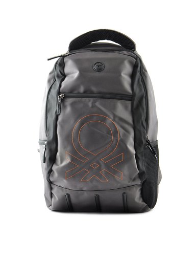 United Colors of Benetton Unisex Blended Grey Backpack