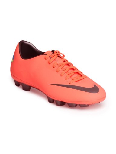 Nike Men Orange Mercurial Glide Sports Shoes