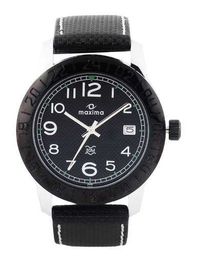 Maxima Attivo Men Black Dial Watch