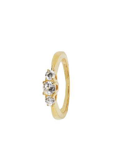 Lucera Gold Plated Paheli Ring