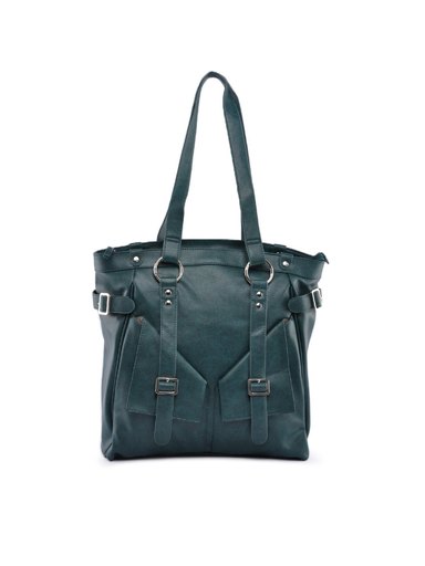 Baggit Women Hail Taj Teal Handbag