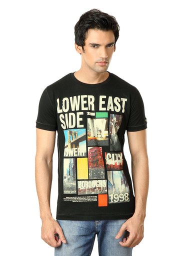 Status Quo Men Black T-shirt