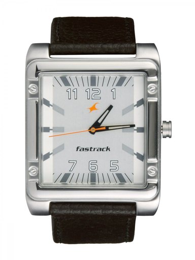 Fastrack Men White Dial Watch NA3040SL01