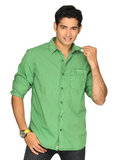 Timberland Men Claremont Popl Green Shirt