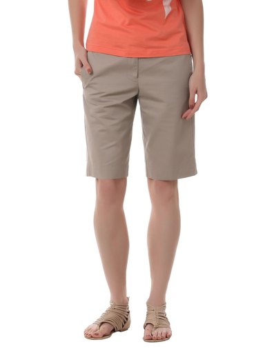 French Connection Women Light Brown Shorts