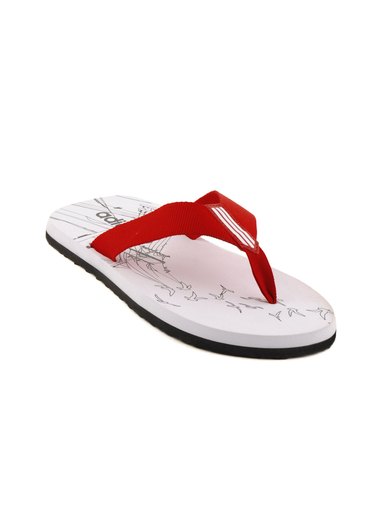 ADIDAS Men Wires White Flip Flops