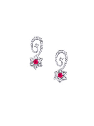 Lucera Women Silver Earrings