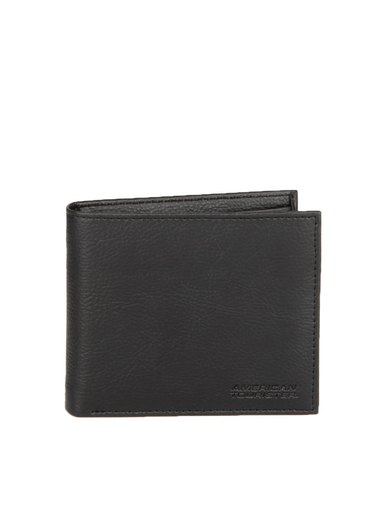 American Tourister Men Black Slim Fold Wallet