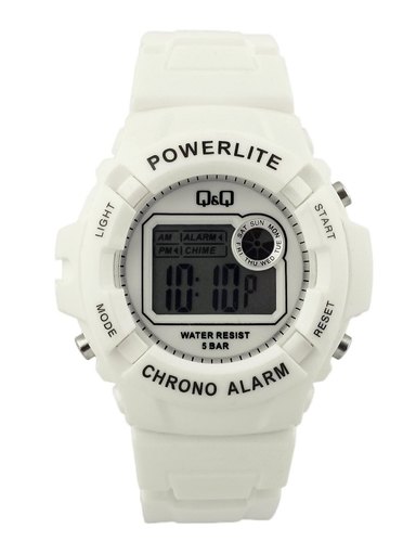 Q&Q Men White Digital Watch