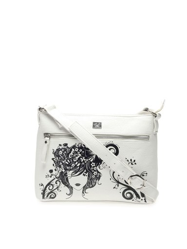 Nyk Women White Sling Bag