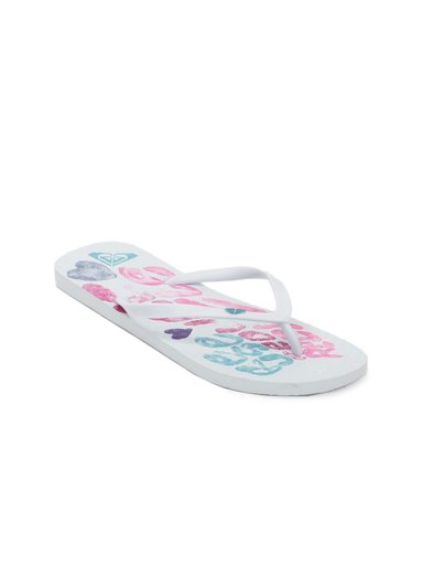 Roxy Women White Flip Flops