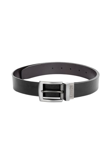 French Connection Men Black Reversible Belt