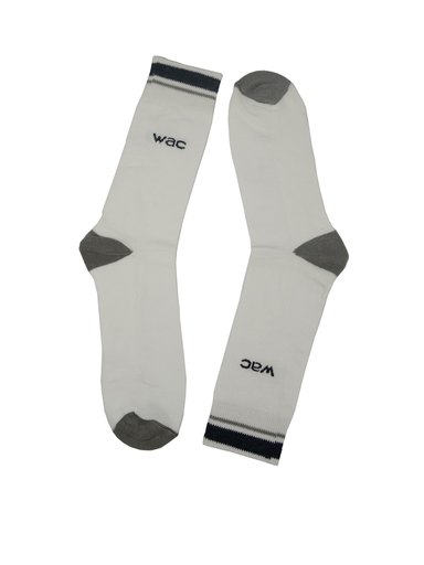 Wrangler Men's White Crew Length Socks