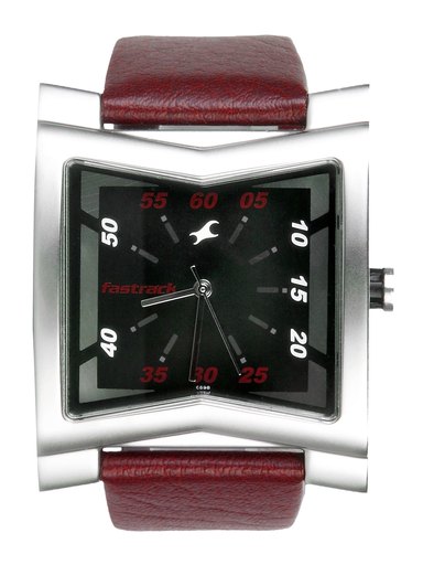 Fastrack Men Smooth Finish Strap Black Watches