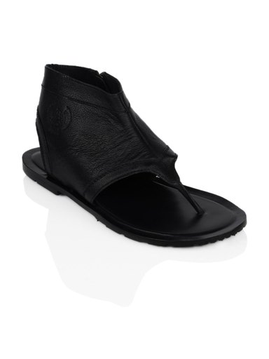 U.S. Polo Assn. Men Black Sandals