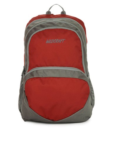 Wildcraft Unisex Red & Grey Backpack