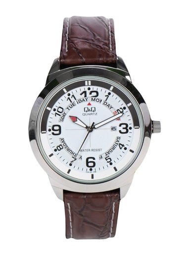 Q&Q Men White Dial Watch A148J304Y